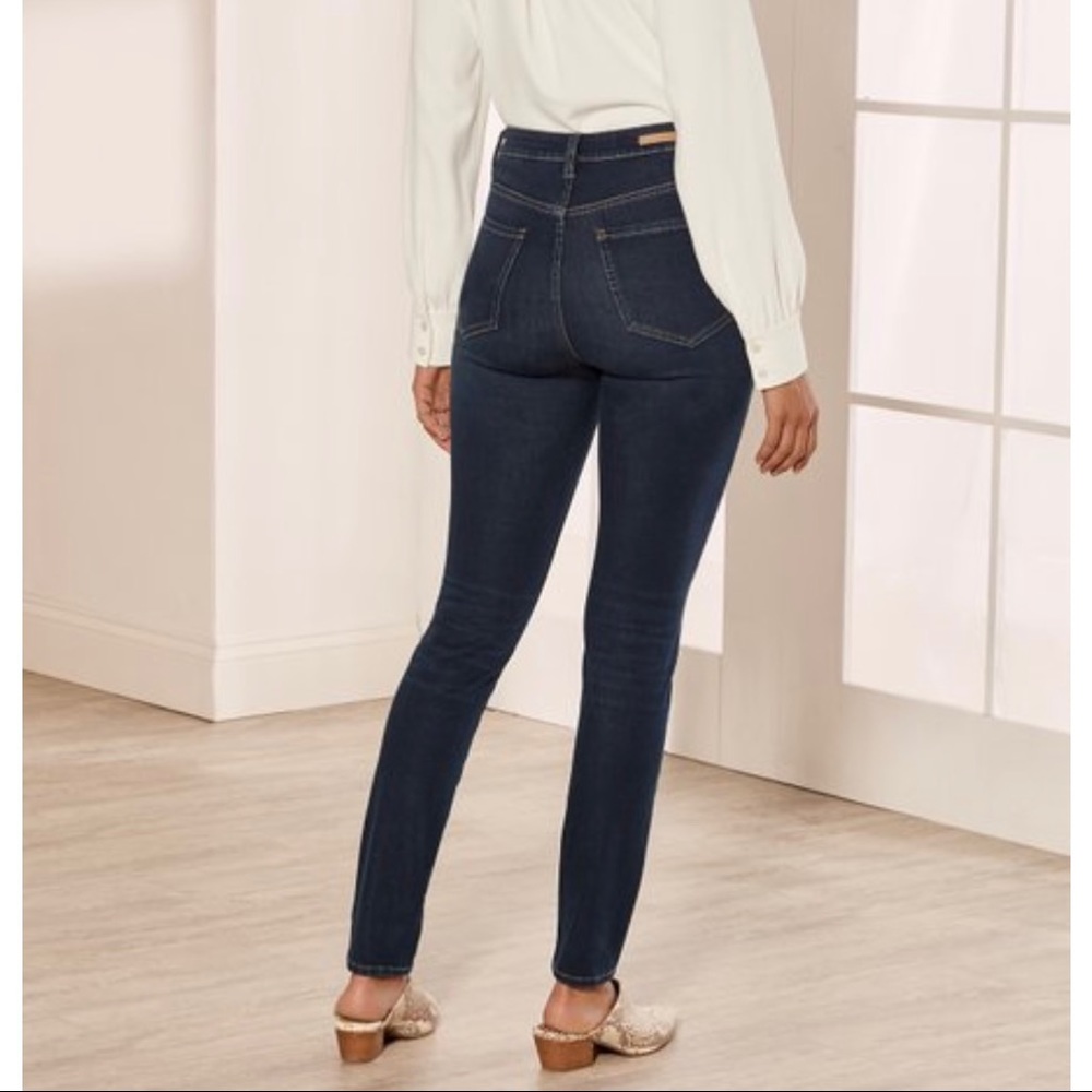 Soft Surroundings jeans Ultimate High Rise Slim Jeans - size 8 Petite